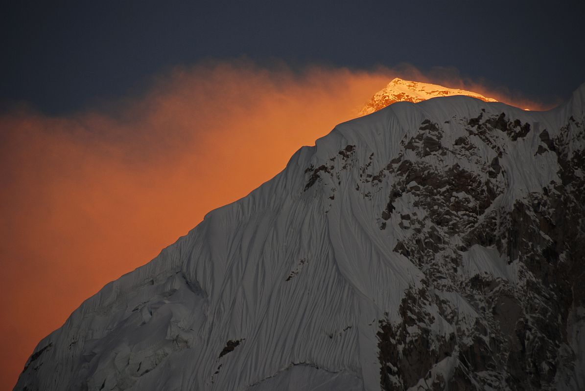 26 Everest Close Up Sunset From Gorak Shep